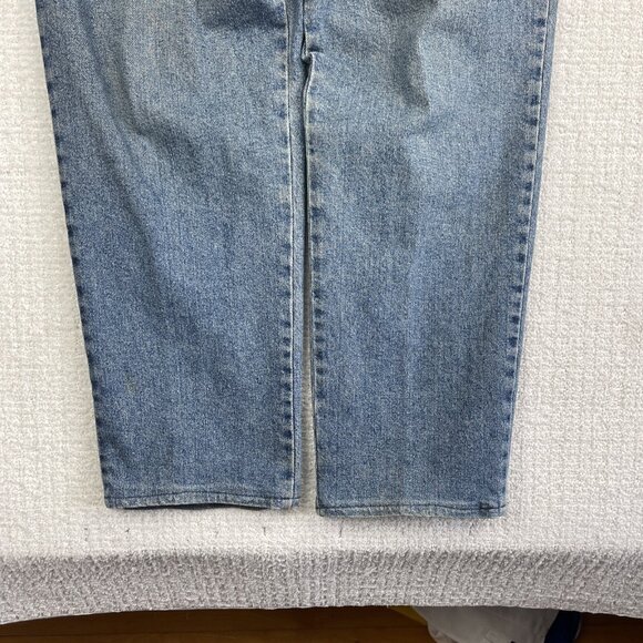 VTG Tall Girl Casual Concepts Womens Long Blue Denim Jeans Size 16 Read* - Picture 4 of 16